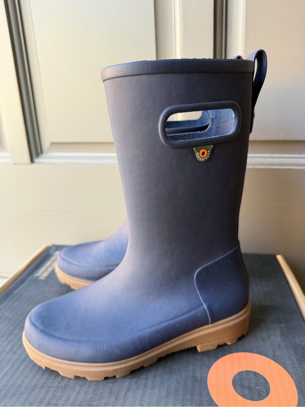 BOGS KIDS RAINBOOTS HOLLY JR TALL NAVY